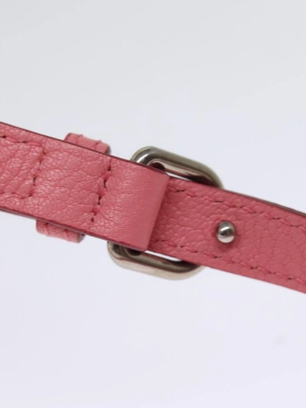 BURBERRY Shoulder Bag Leather Pink Auth - Picture 10 of 16